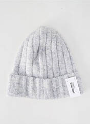 Bonnet gris SELECTED pour femme seconde vue
