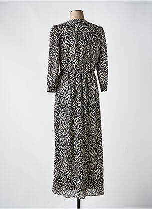 Robe longue col v noir SEE U SOON femme