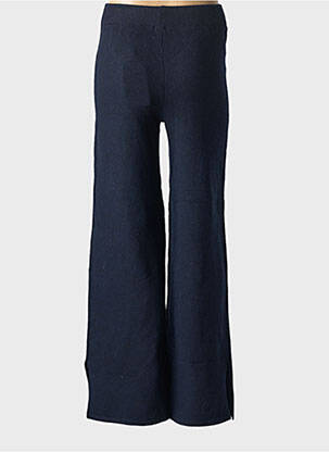 Pantalon large bleu PIECES femme