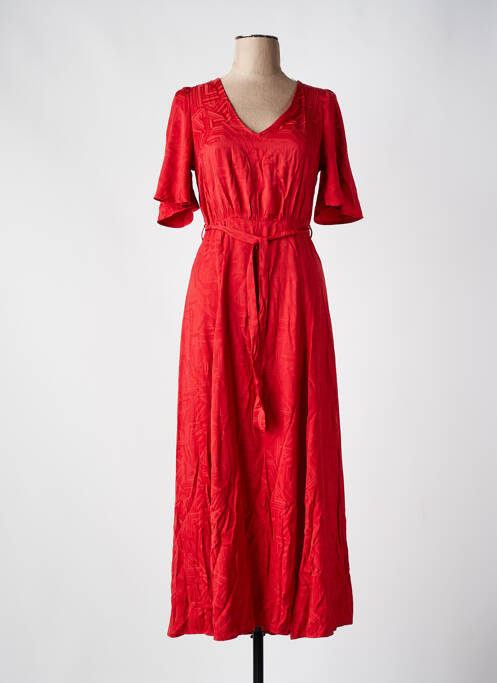 Robe longue rouge VILA pour femme