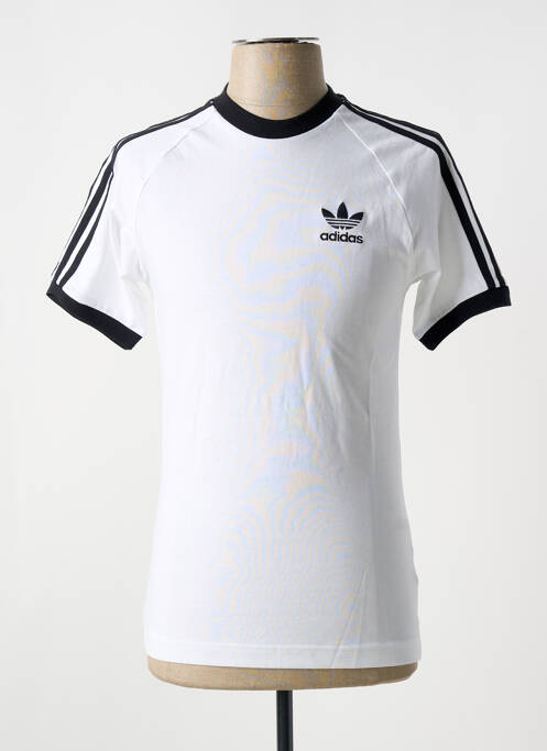 T-shirt blanc ADIDAS pour homme