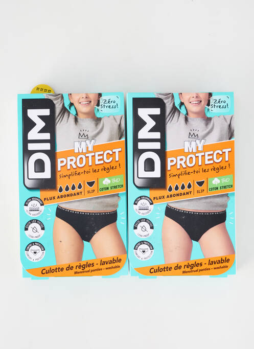 Culotte menstruelle noir DIM fille
