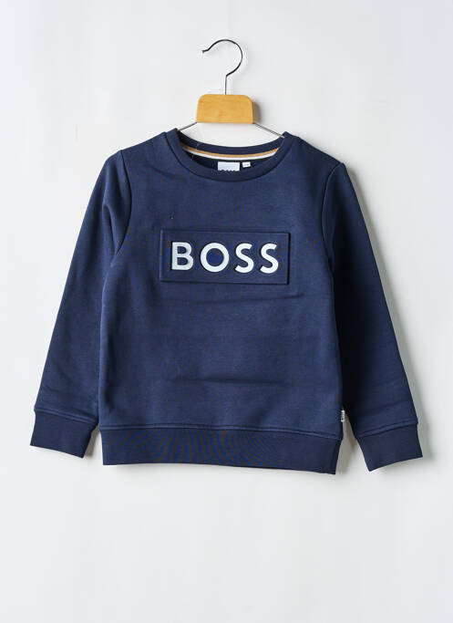 Sweat-shirt bleu HUGO BOSS pour garçon