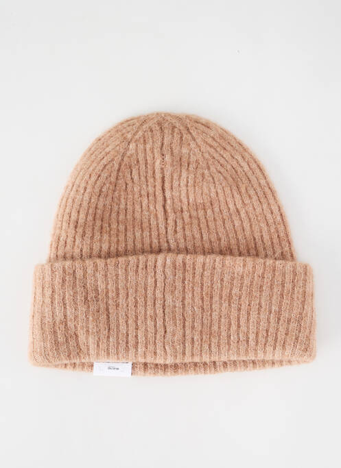 Bonnet beige SELECTED pour femme