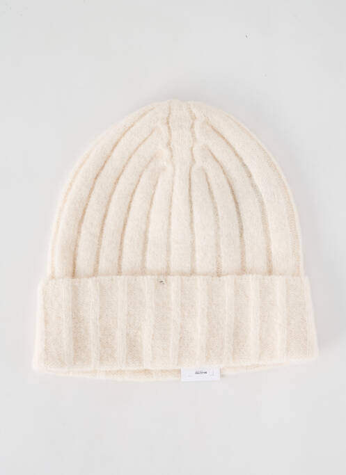 Bonnet beige SELECTED pour femme