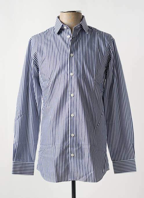 Chemise manches longues bleu SELECTED pour homme