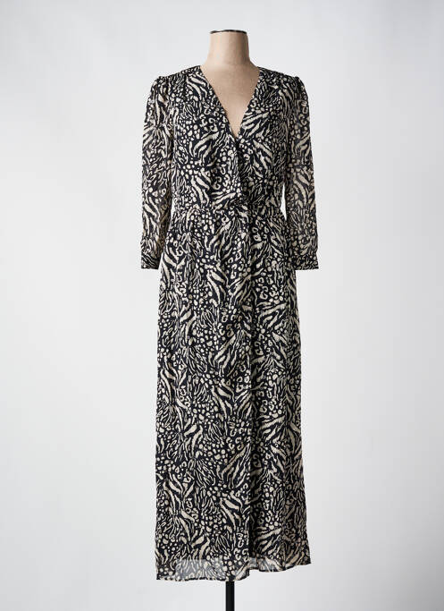 Robe longue noir SEE U SOON pour femme