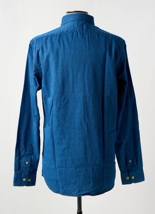 Chemise manches longues bleu SELECTED pour homme