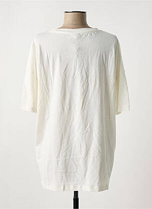 T-shirt col rond blanc NOISY MAY femme