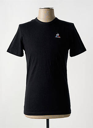 T-shirt col rond noir LE COQ SPORTIF homme
