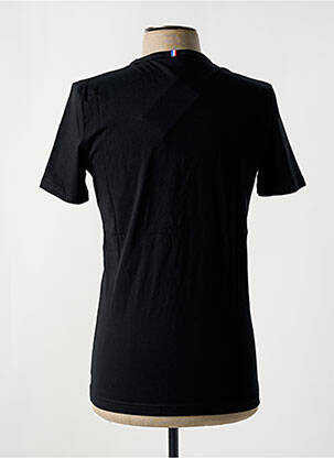 T-shirt col rond noir LE COQ SPORTIF homme