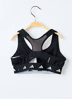 Soutien-gorge col rond noir ADIDAS fille