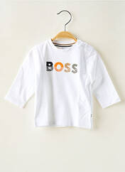 T-shirt blanc HUGO BOSS pour garçon seconde vue