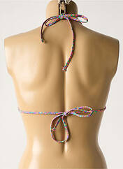 Haut de maillot de bain orange PIECES pour femme seconde vue