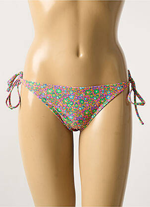 Bas de maillot de bain orange PIECES pour femme