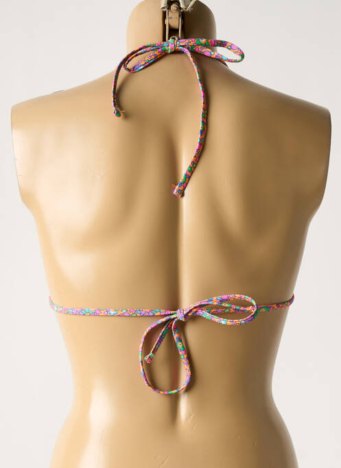 Haut de maillot de bain orange PIECES femme