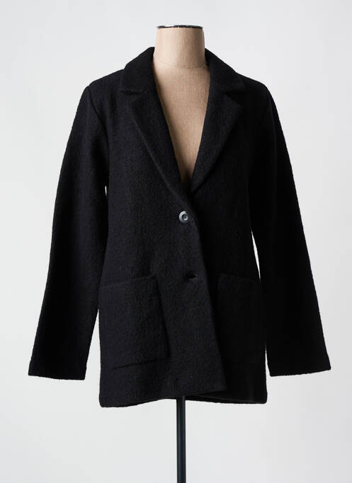 Manteau court noir SELECTED pour femme