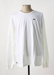 T-shirt col rond blanc VANS homme
