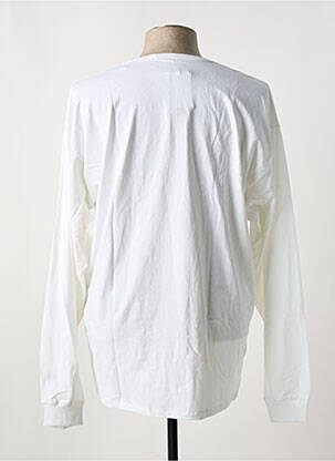 T-shirt col rond blanc VANS homme