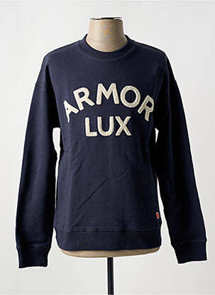 Sweat-shirt col rond bleu ARMOR LUX homme