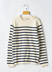Pull bleu CYRILLUS pour fille seconde vue