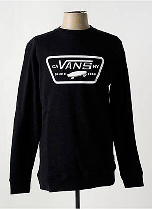 Sweat-shirt noir VANS pour homme
