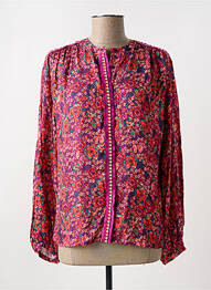 Top col v violet WILD femme