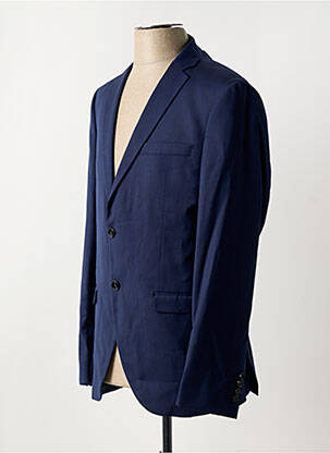 Veste casual col col montant bleu SELECTED homme