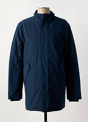 Manteau court col col montant bleu SELECTED homme