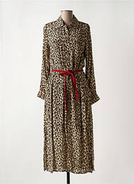 Robe longue marron STELLA FOREST femme
