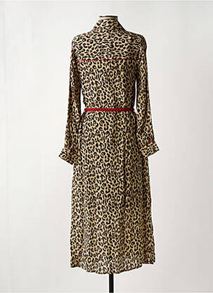 Robe longue marron STELLA FOREST femme