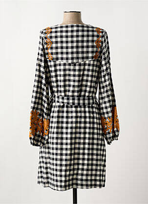 Robe courte col v noir STELLA FOREST femme