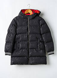 Doudoune col col montant noir GEOX fille