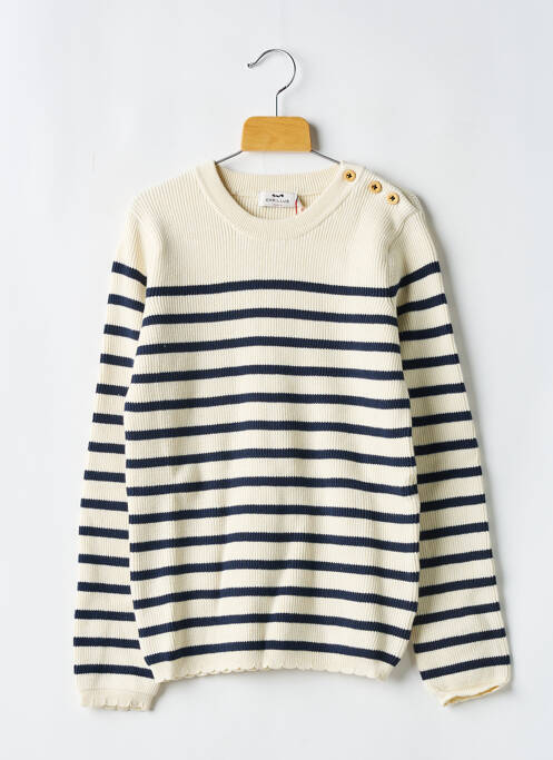 Pull bleu CYRILLUS pour fille