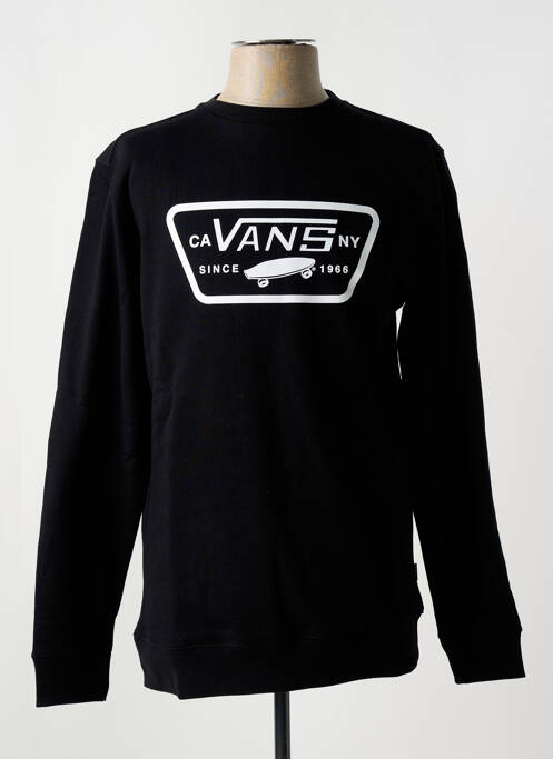 Sweat-shirt noir VANS pour homme