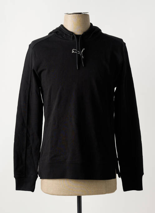Sweat-shirt à capuche noir PUMA pour femme