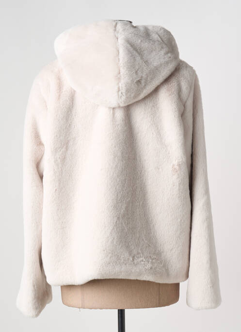 Manteau court blanc LA FEE MARABOUTEE femme