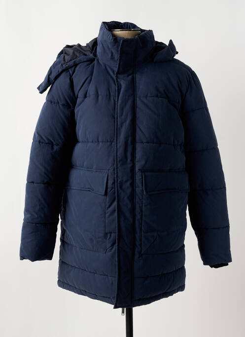 Manteau court bleu SELECTED pour homme