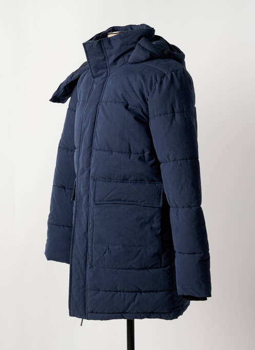Manteau court bleu SELECTED pour homme
