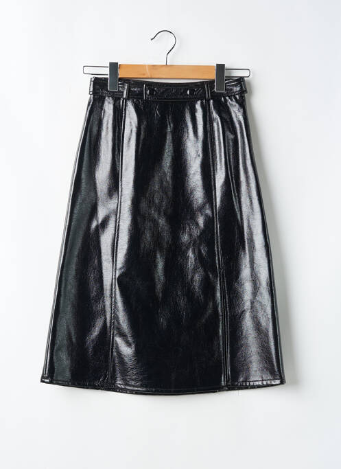 Jupe mi-longue noir LA PETITE FRANCAISE pour femme