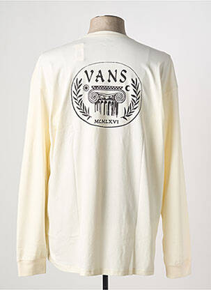 T-shirt col rond blanc VANS homme