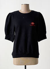 Sweat-shirt noir LA PETITE FRANCAISE pour femme seconde vue