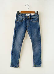 Jeans coupe slim bleu CYRILLUS pour garçon seconde vue
