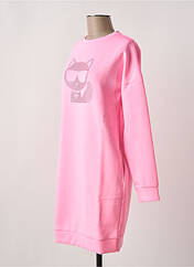 Robe courte rose KARL LAGERFELD pour fille seconde vue