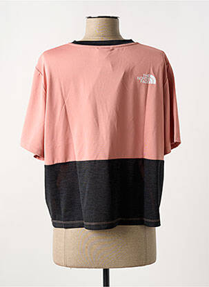T-shirt col rond rose THE NORTH FACE femme