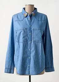 Chemisier bleu WILD femme