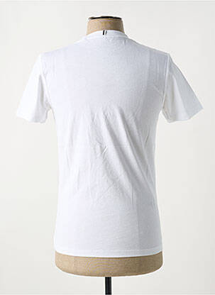 T-shirt col rond blanc FAGUO homme