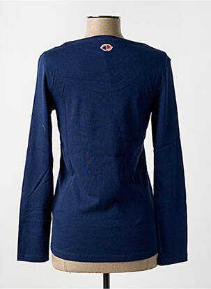 T-shirt col rond bleu LA PETITE FRANCAISE femme