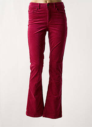 Pantalon droit rouge BONOBO pour femme