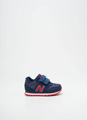 Baskets fermeture lacets bout rond bleu NEW BALANCE garçon